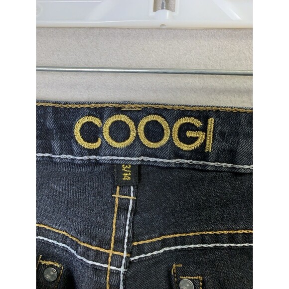 Coogi Jeans Womens Size 13/14 Blue Colorful Sparkling Gems Y2K Minimalist Denim - Picture 6 of 12